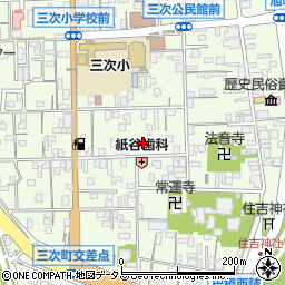 広島県三次市三次町1461周辺の地図