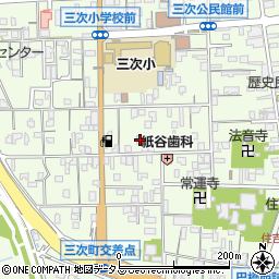 広島県三次市三次町1453周辺の地図