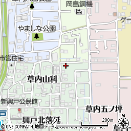 京都府京田辺市草内山科49-7周辺の地図