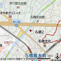 レディースイン石橋周辺の地図