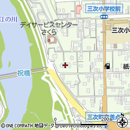 広島県三次市三次町1428-1周辺の地図