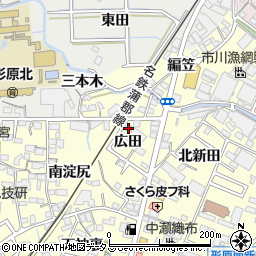 愛知県蒲郡市形原町広田8-1周辺の地図