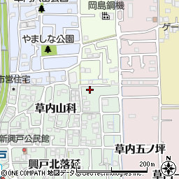 京都府京田辺市草内山科49周辺の地図