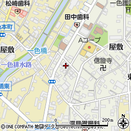 中日新聞三河一色専売所周辺の地図