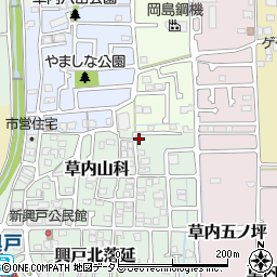 京都府京田辺市草内山科49-5周辺の地図