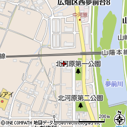 兵庫県姫路市広畑区北河原町72周辺の地図