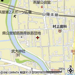兵庫県姫路市勝原区宮田299周辺の地図