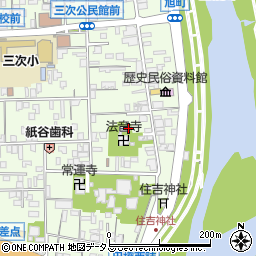 広島県三次市三次町1504周辺の地図