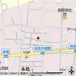 静岡県浜松市浜名区永島1137周辺の地図