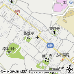 三重県津市芸濃町椋本499周辺の地図