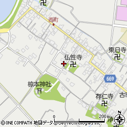 三重県津市芸濃町椋本488周辺の地図