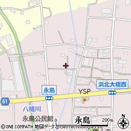 静岡県浜松市浜名区永島1230周辺の地図