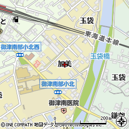 愛知県豊川市御津町御馬（加美）周辺の地図