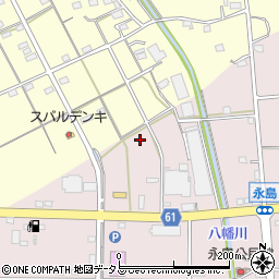 静岡県浜松市浜名区永島1311周辺の地図
