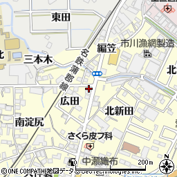 愛知県蒲郡市形原町広田6-2周辺の地図