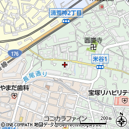 リハプライド宝塚・米谷周辺の地図