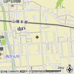 兵庫県姫路市勝原区山戸69周辺の地図