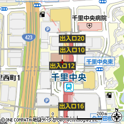 モモタロー千里店周辺の地図