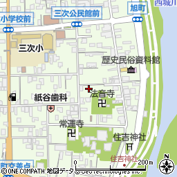 広島県三次市三次町1511周辺の地図