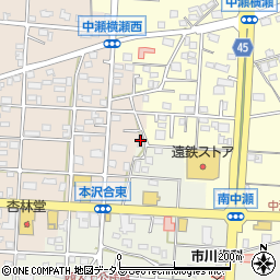 静岡県浜松市浜名区西美薗2585周辺の地図