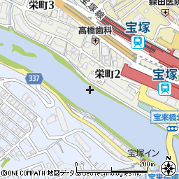 武庫川周辺の地図