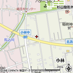 静岡県浜松市浜名区小林1609-4周辺の地図