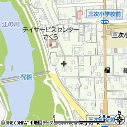 広島県三次市三次町1921-13周辺の地図