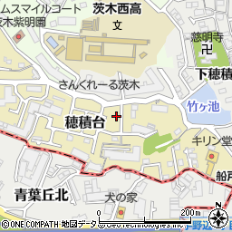 大阪府茨木市穂積台6-3周辺の地図
