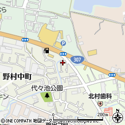 大阪府枚方市野村中町20-13周辺の地図