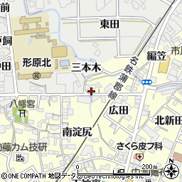 愛知県蒲郡市形原町広田20周辺の地図