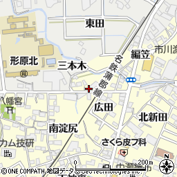 愛知県蒲郡市形原町広田15-1周辺の地図