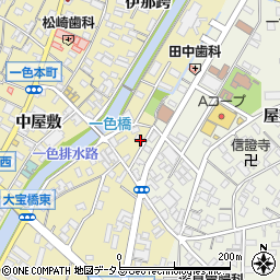 愛知県西尾市一色町一色伊那跨97周辺の地図