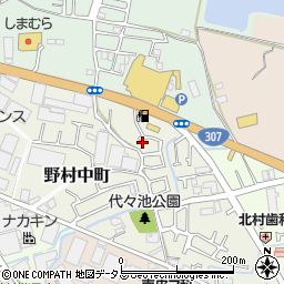 大阪府枚方市野村中町14-5周辺の地図