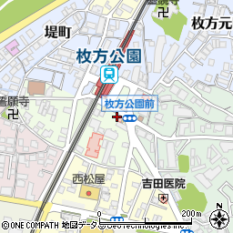 枚方駅前ビル周辺の地図