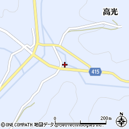 広島県神石郡神石高原町高光1700周辺の地図