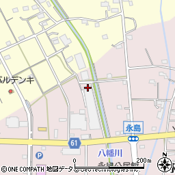 静岡県浜松市浜名区永島1288周辺の地図