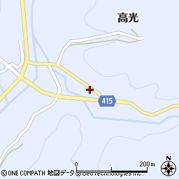 広島県神石郡神石高原町高光3177-5周辺の地図