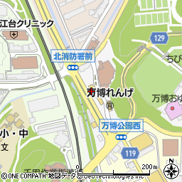 トマト＆オニオン千里万博公園店周辺の地図