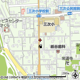 広島県三次市三次町1911周辺の地図