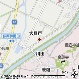愛知県西尾市吉良町荻原大貝戸41周辺の地図
