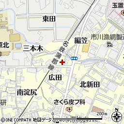 愛知県蒲郡市形原町広田7-2周辺の地図