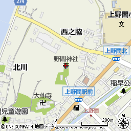野間神社周辺の地図