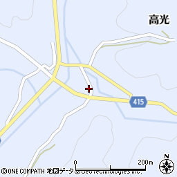 広島県神石郡神石高原町高光2037-2周辺の地図