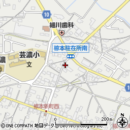 三重県津市芸濃町椋本4383周辺の地図