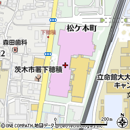 マクドナルドイオンモール茨木店周辺の地図