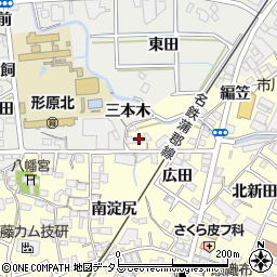 愛知県蒲郡市形原町広田20-1周辺の地図
