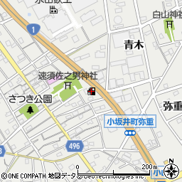 ａｐｏｌｌｏｓｔａｔｉｏｎ小坂井ＳＳ周辺の地図