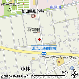 静岡県浜松市浜名区小林1539-4周辺の地図