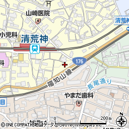 ダスキンレスキュー　サポート店阪神地区受付ダイヤル周辺の地図
