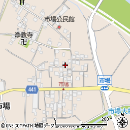 兵庫県たつの市揖保川町市場449周辺の地図
